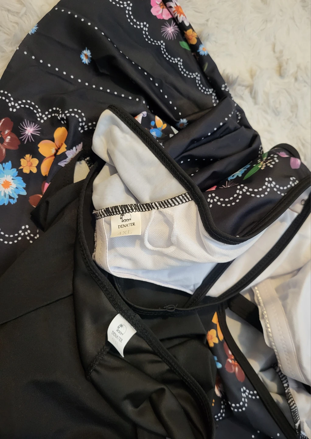 New 4XL Woman's Floral Tankini Swimsuit - photo 5