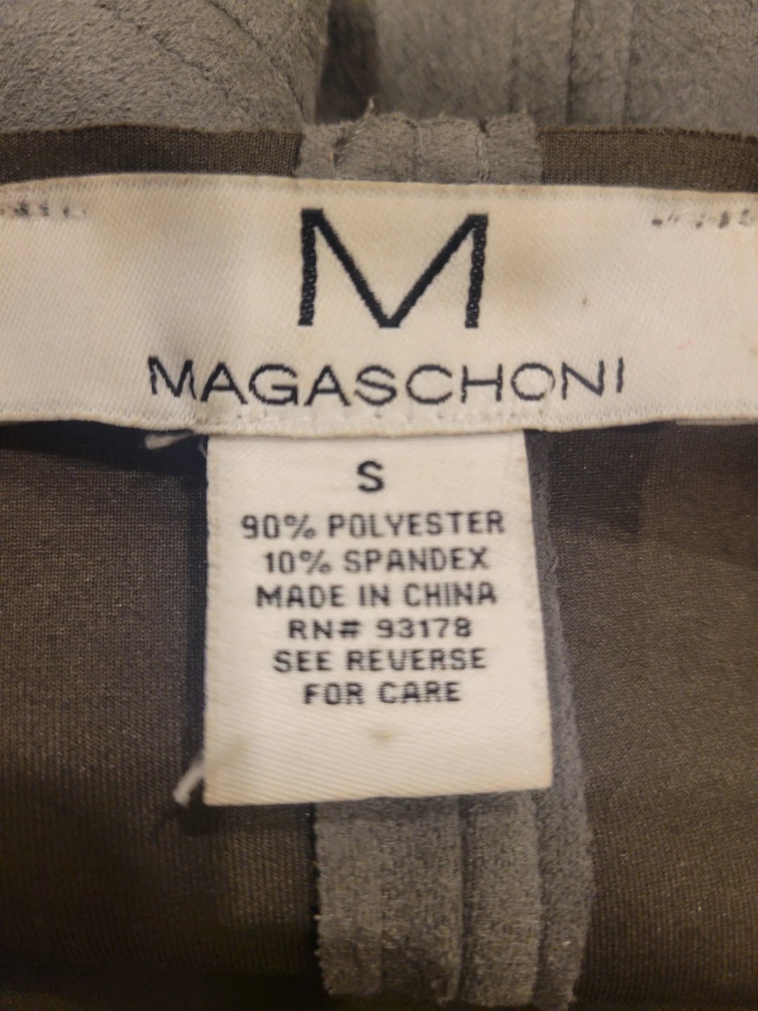 Magaschoni grey faux suede coat - photo 5