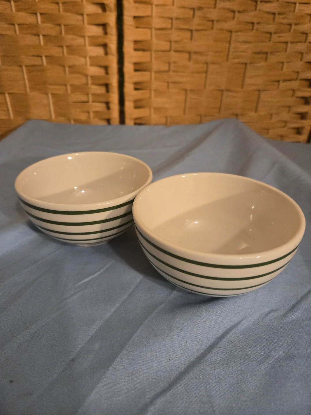 Threshold Stoneware Striped Bowls - Set of 2 - photo 2