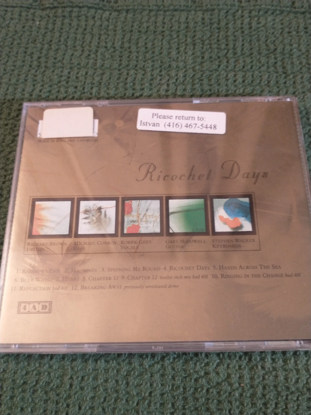 Modern English CDs - Ricochet Days & After the Snow - photo 4