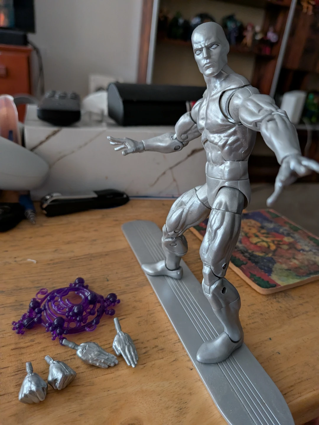 Loose Marvel Legends Silver Surfer Haslab Galactus Boxset - photo 2