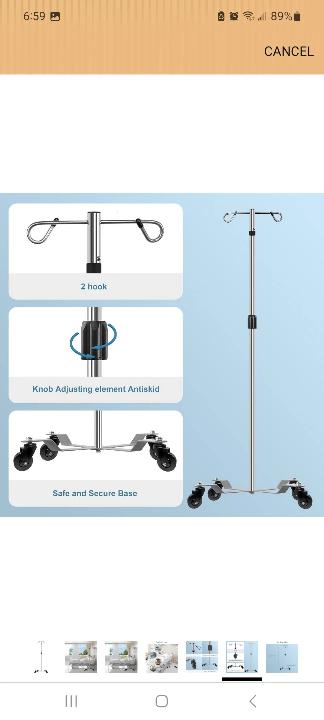Konmee IV Pole Stand with Wheels brand new - photo 2