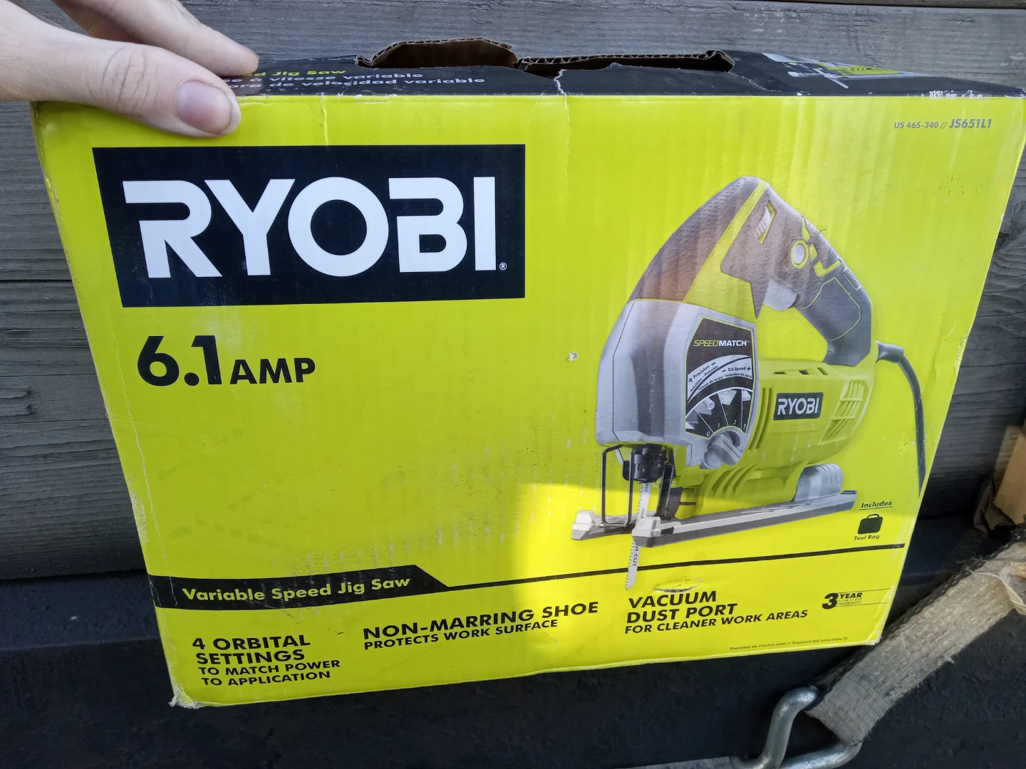 Ryobi 6.1 Amp Variable Speed Jig Saw - photo 2