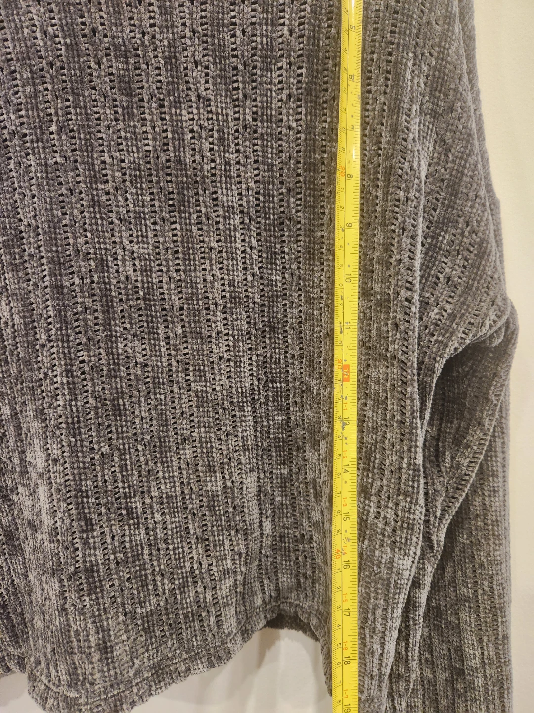 Hollister Grey Chenille Knit Sweater - photo 3