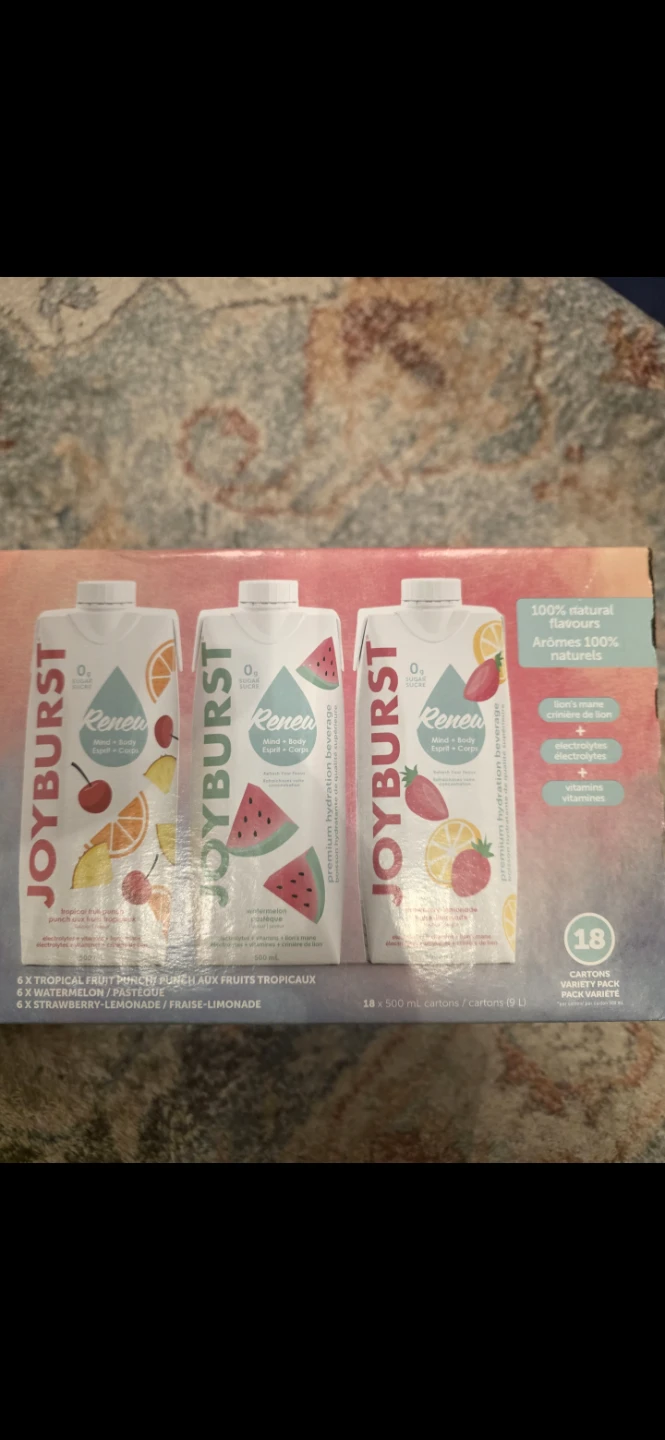 Joyburst Renew Variety Pack 18 Cartons - photo 3