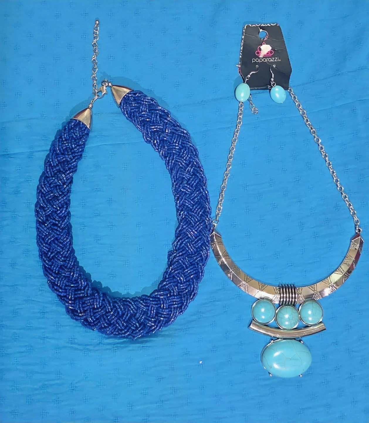 Necklaces, bracelets, watches