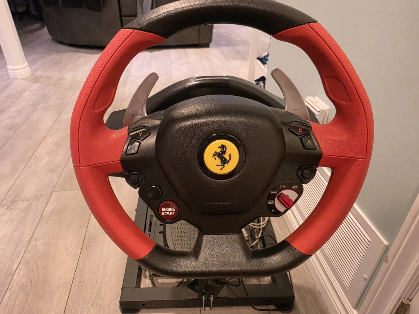 Thrustmaster Ferrari Racing Wheel and Next Level Racing Stand