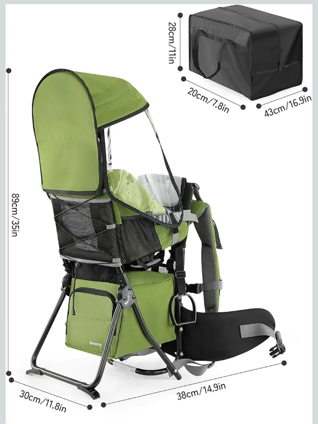 Backpack for toddlers up to 44lb (20kg) - photo 4
