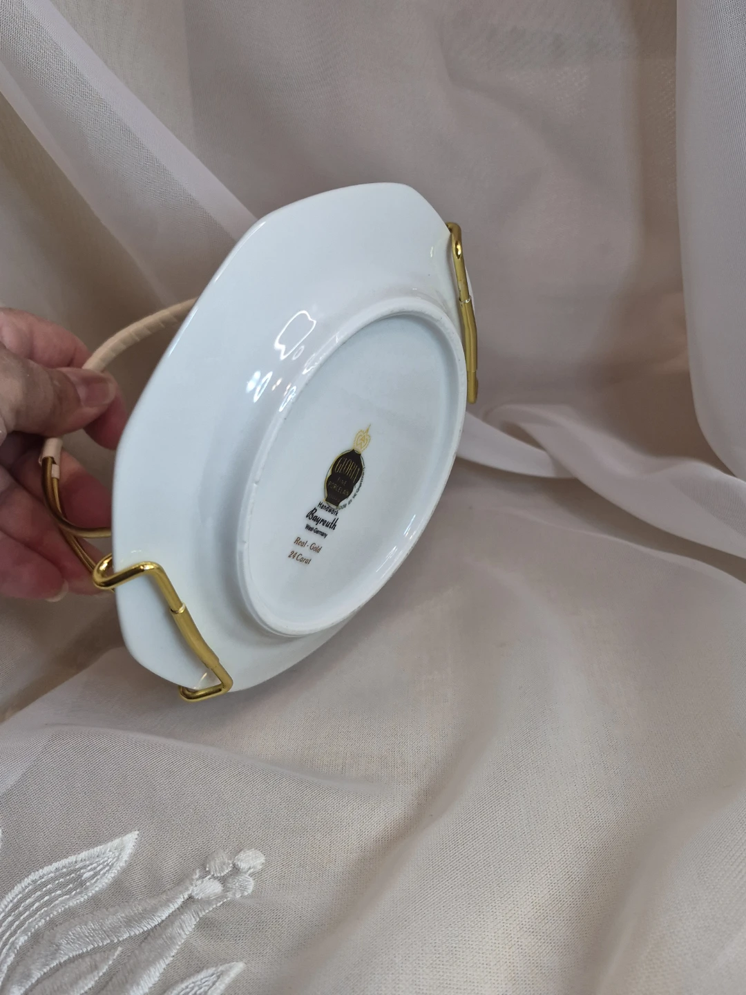Beautiful Vintage 6" Round Gloria Porcelain West Germany - photo 2