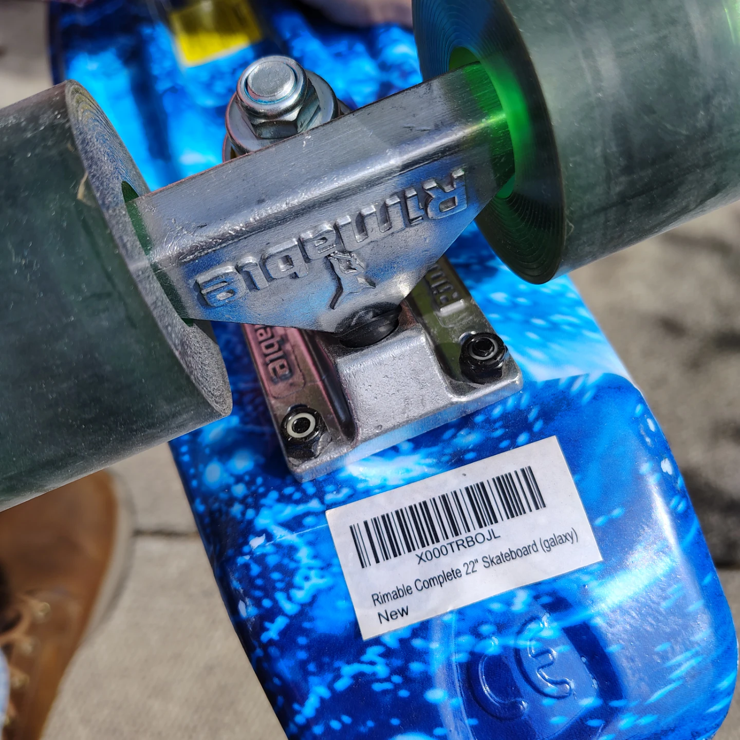 Rimable 22" Skateboard - Galaxy Blue - photo 4