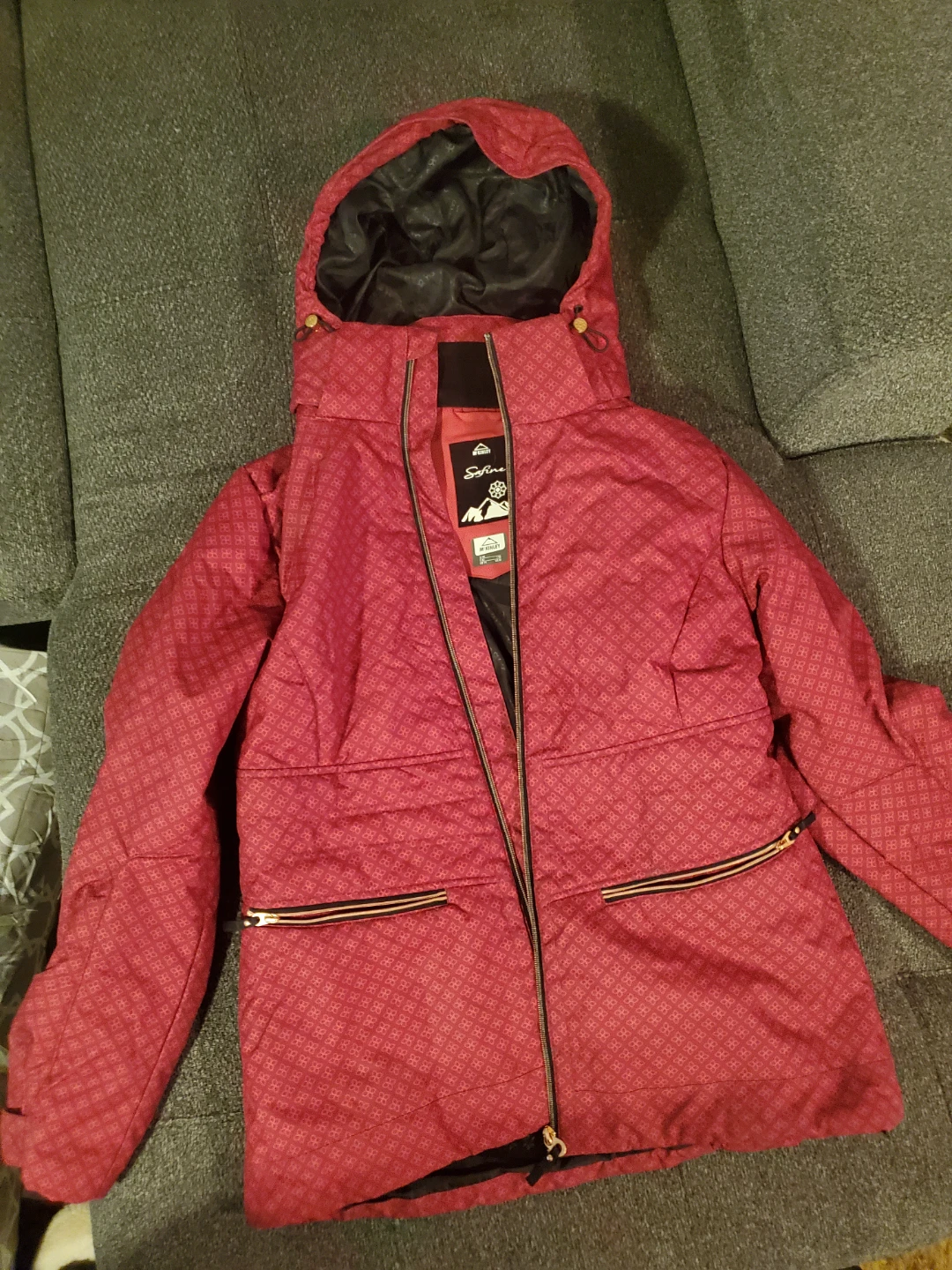 McKinley Safine Women's Winter Jacket - Red - Size 38