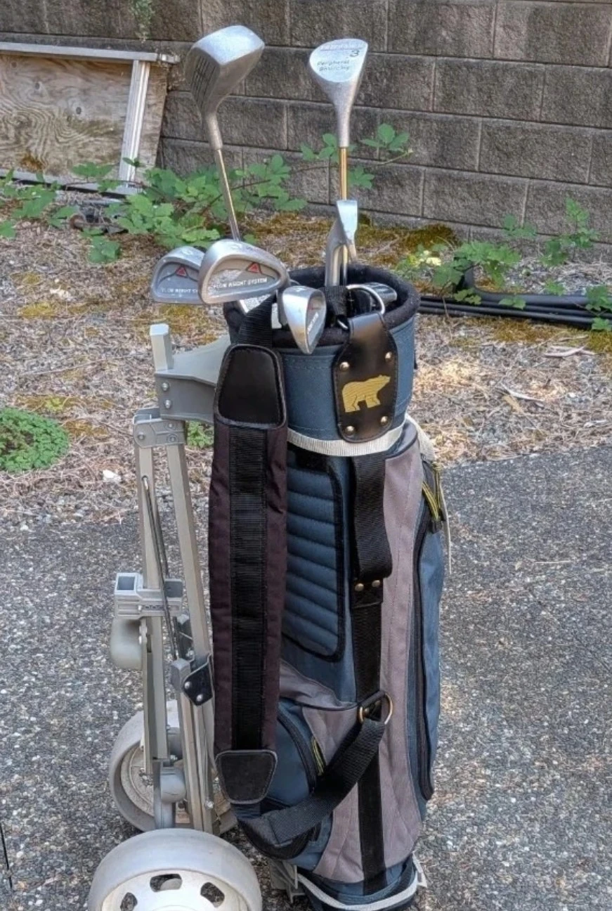 Golf Club Set + Bag & Pull Cart – Great Starter/Second Set - photo 4