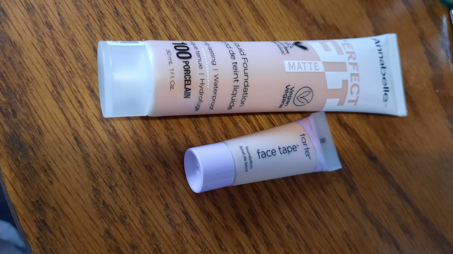 Annabelle Perfect Fit and Tarte Face Tape Foundations