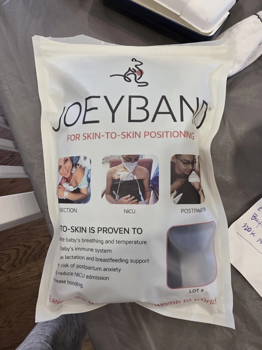 Joeyband Skin-to-Skin Positioning Band