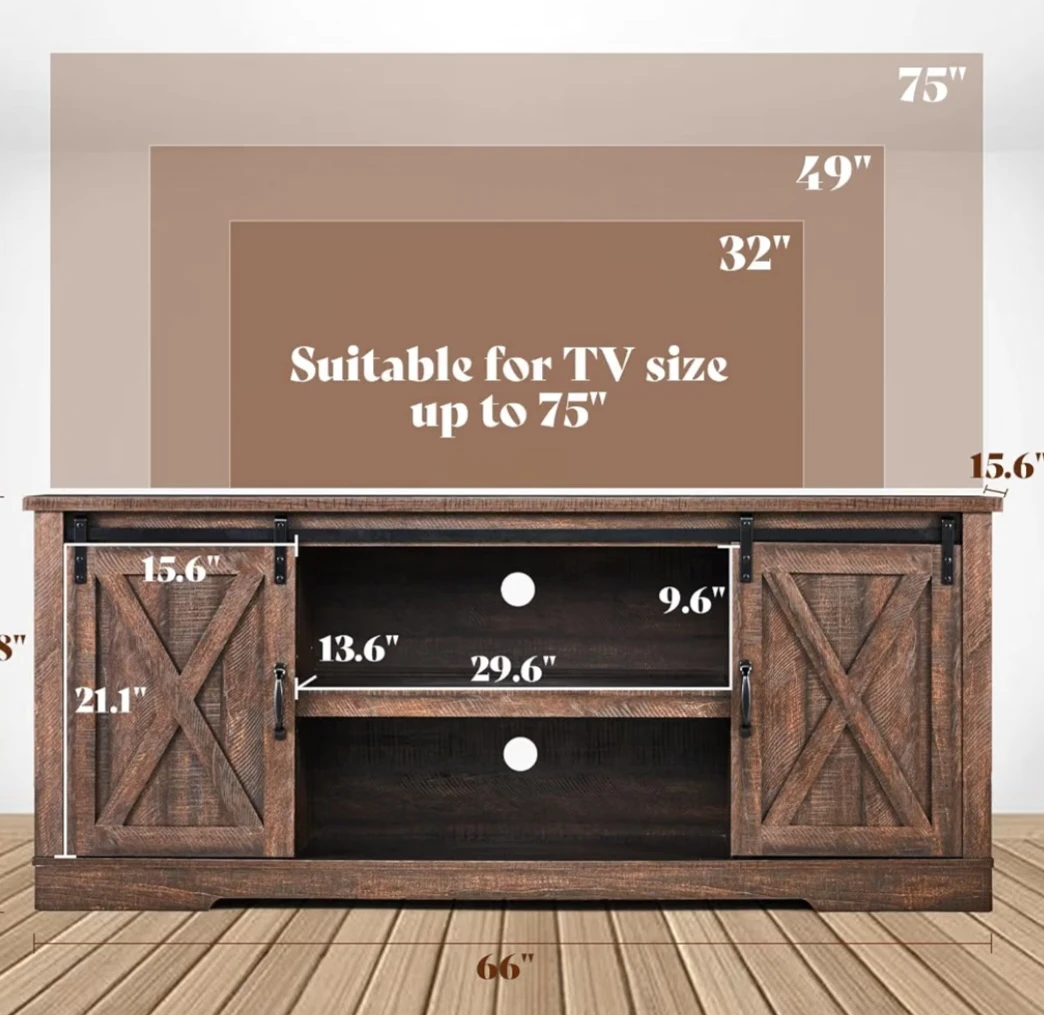 Rustic Farmhouse TV Stand - photo 4