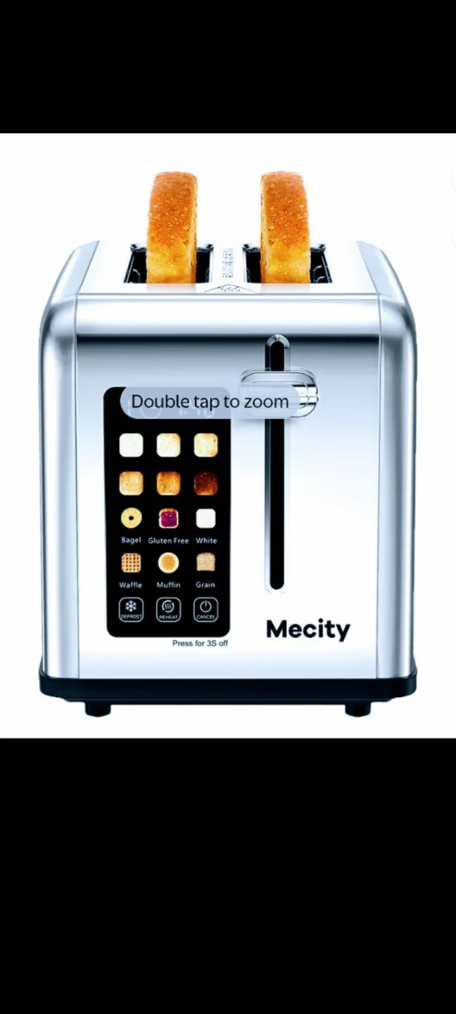 Touchscreen 2-Slice Toaster with Touchscreen