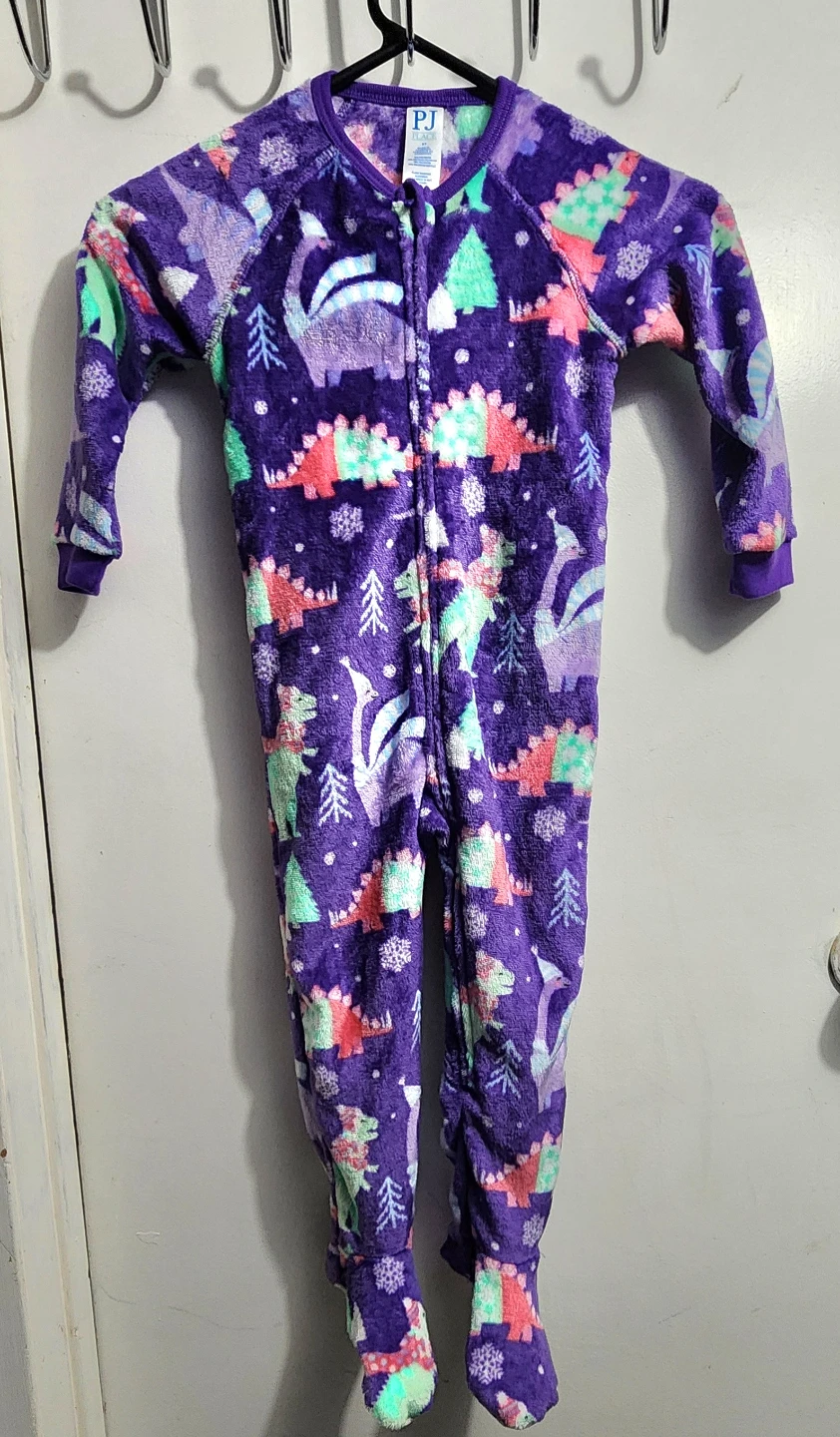 PJ Place Toddler Fleece Dinosaur Onesie