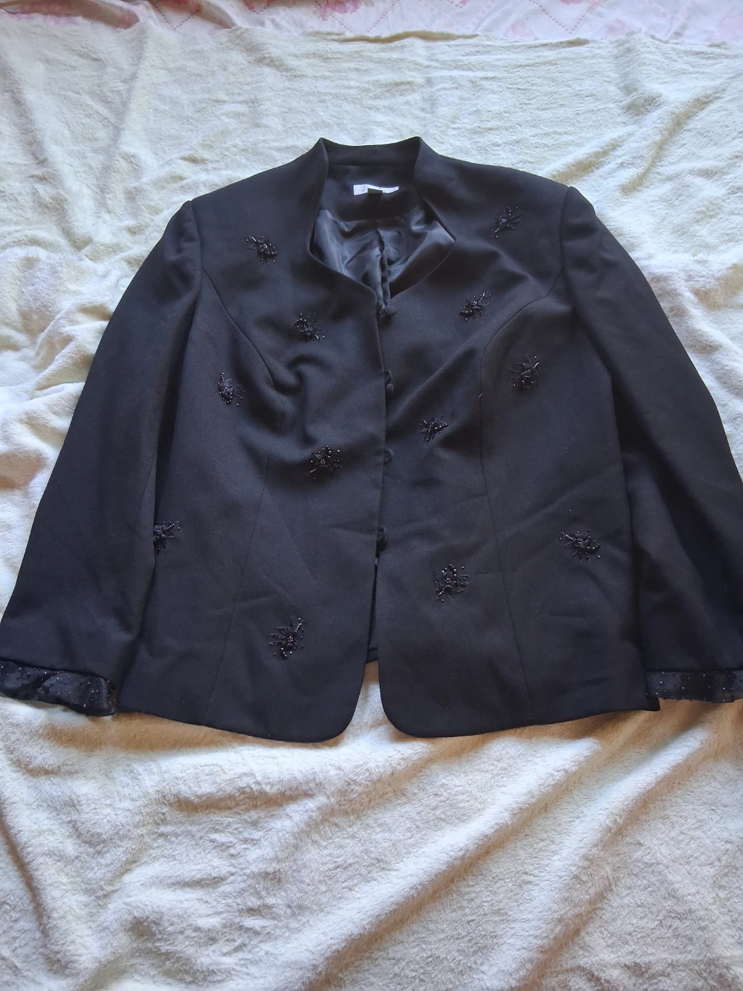 Emily Black Embellished Jacket - photo 2
