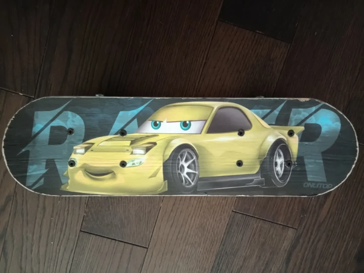 Kids Car Graphic Skateboard