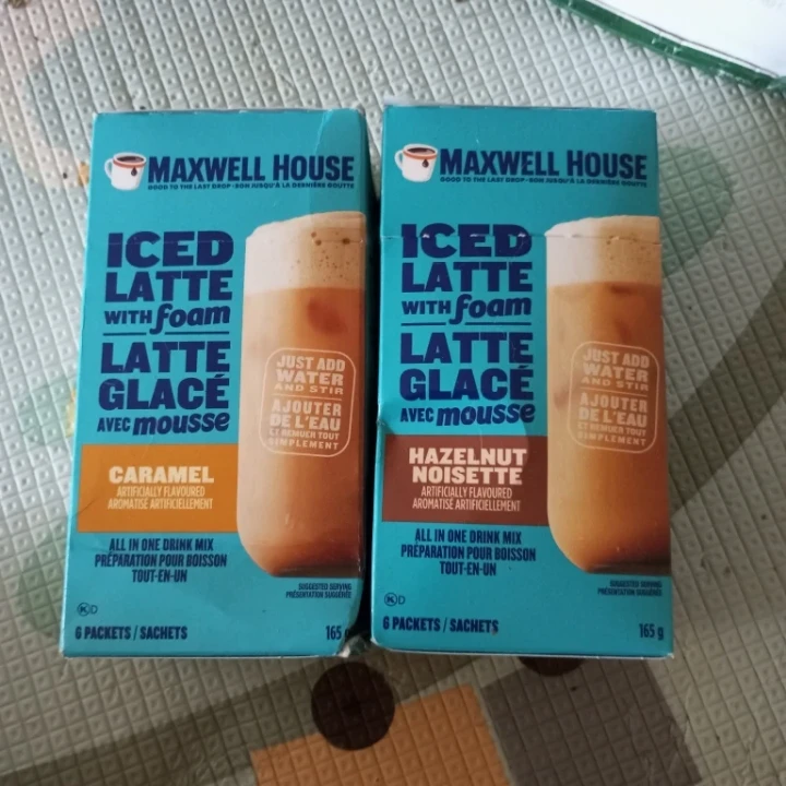 Maxwell House Iced Latte Drink Mix - 2 Boxes