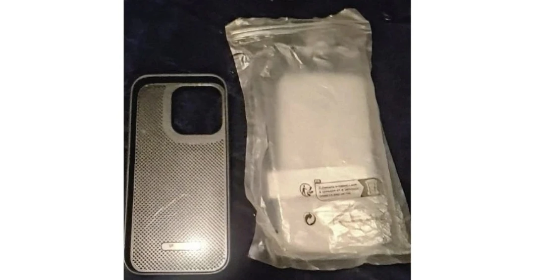 Brand New Tweed Fabric iPhone 14 Pro Case - Black & White - photo 4