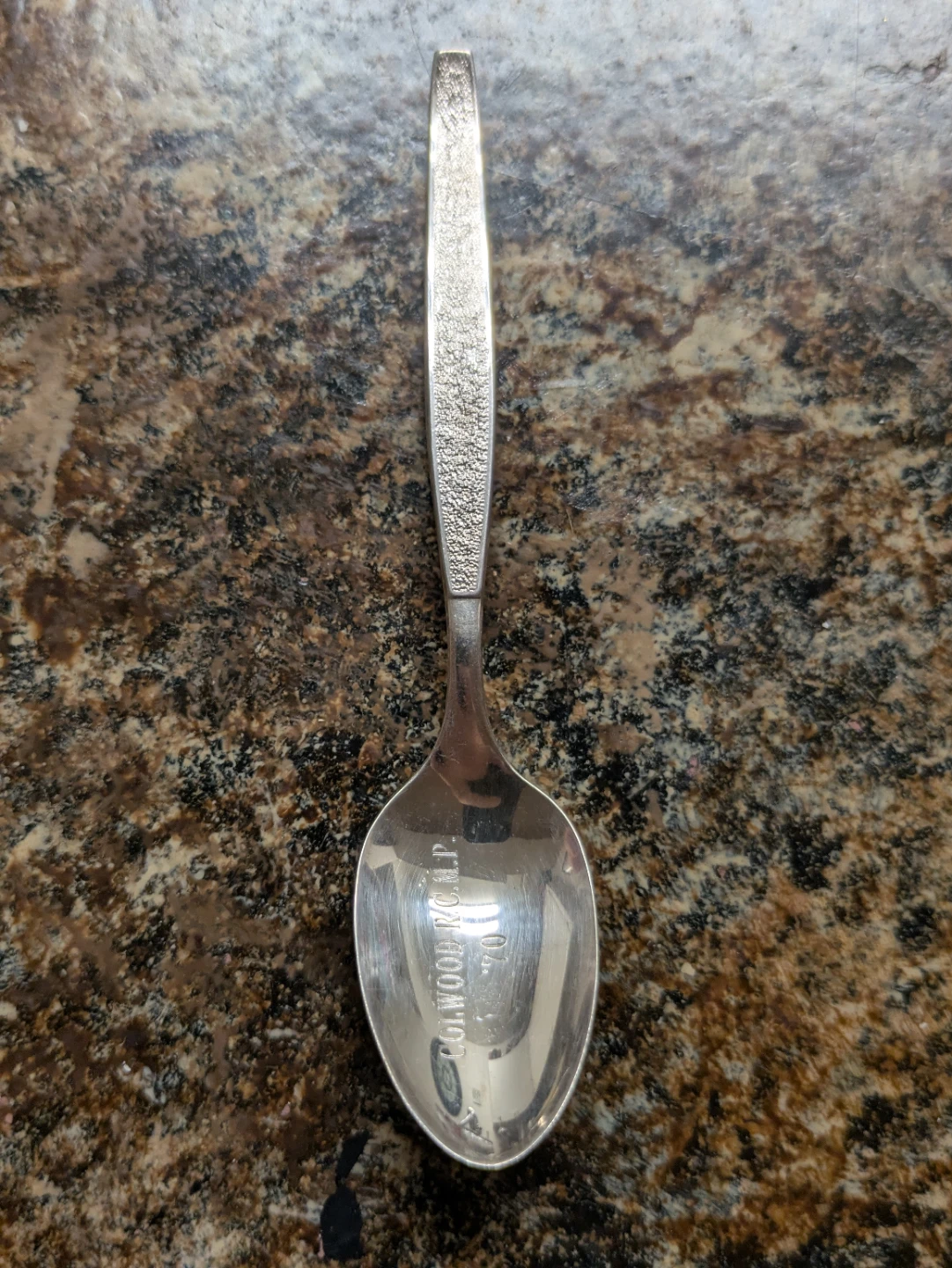 Community Plate Colwood RCMP '70 Commemorative Spoon