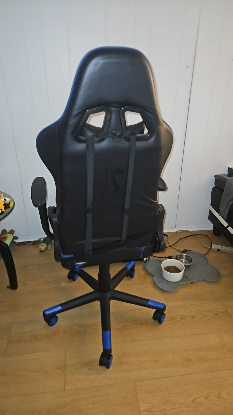S-Racer Gaming Chair - Blue/Black - photo 2