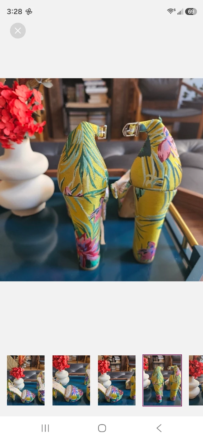 NEW/UNWORN- Chinese Laundry Avenue 2 Heels - Lotus Print - photo 4