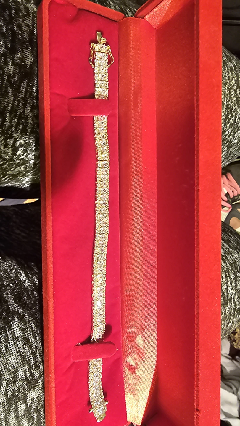 DBJ 925 Sterling Silver Tennis Bracelet