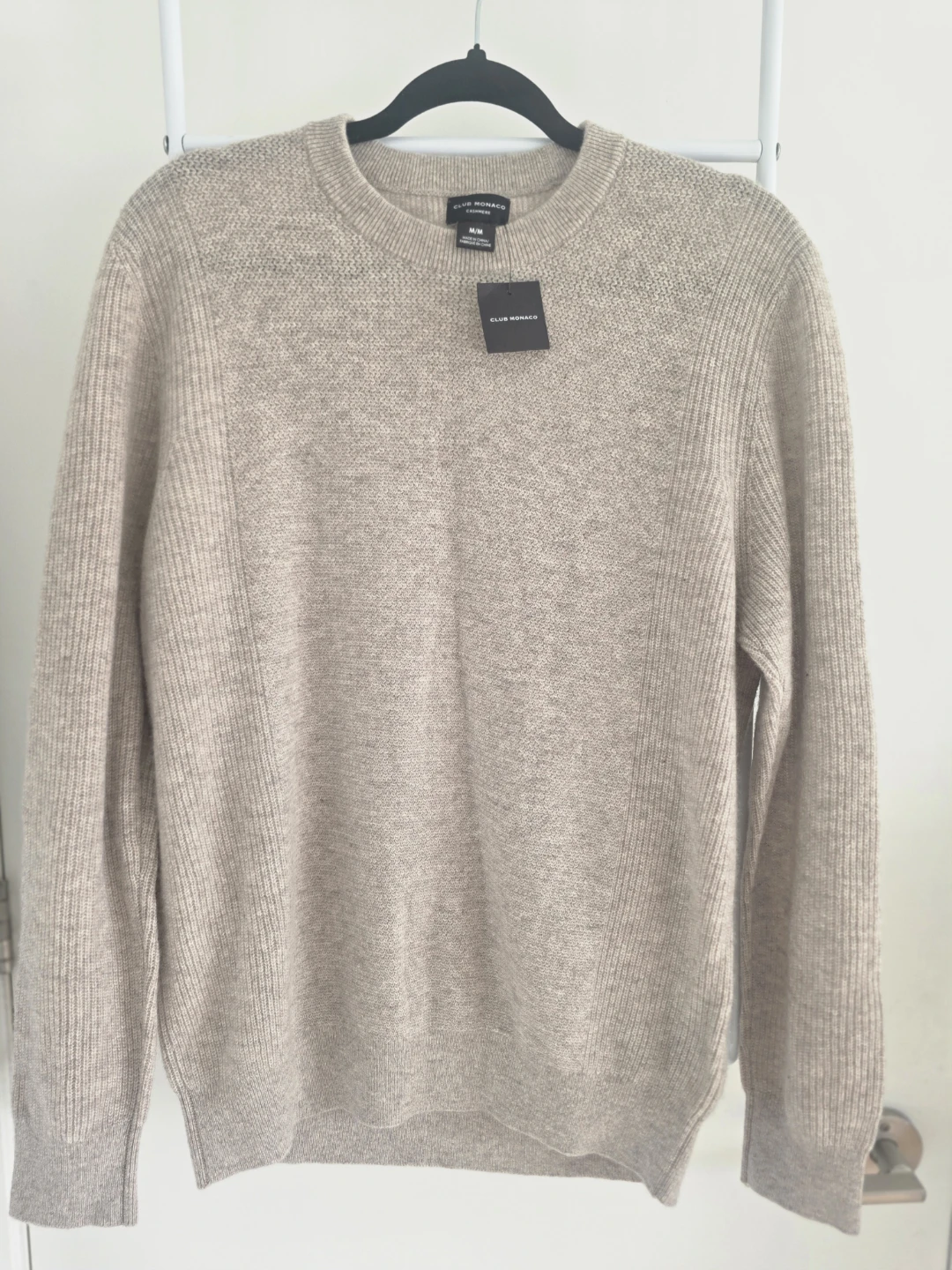 Club Monaco Cashmere Texture Crew Sweater - Size M