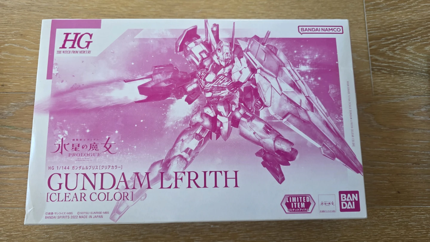 HG 1/144 Gundam Lfrith Clear Color Model Kit