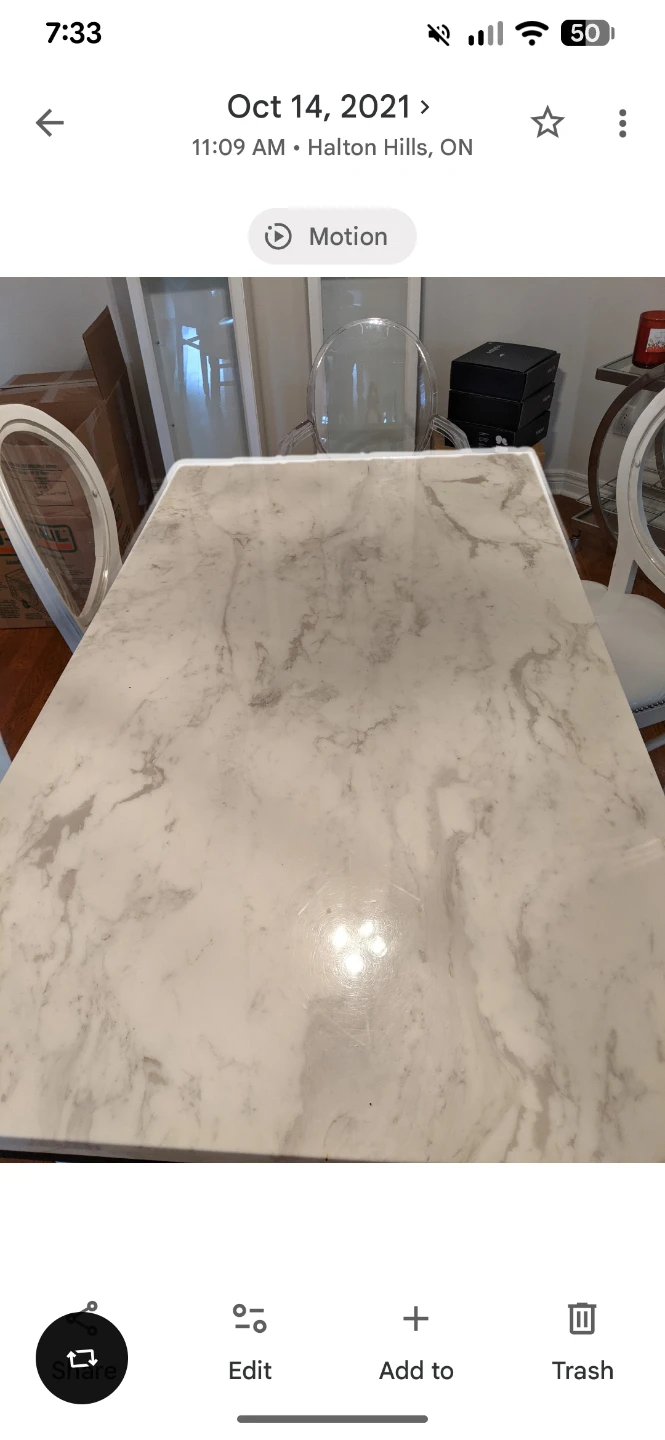 Marble Dining Table for Free - photo 2