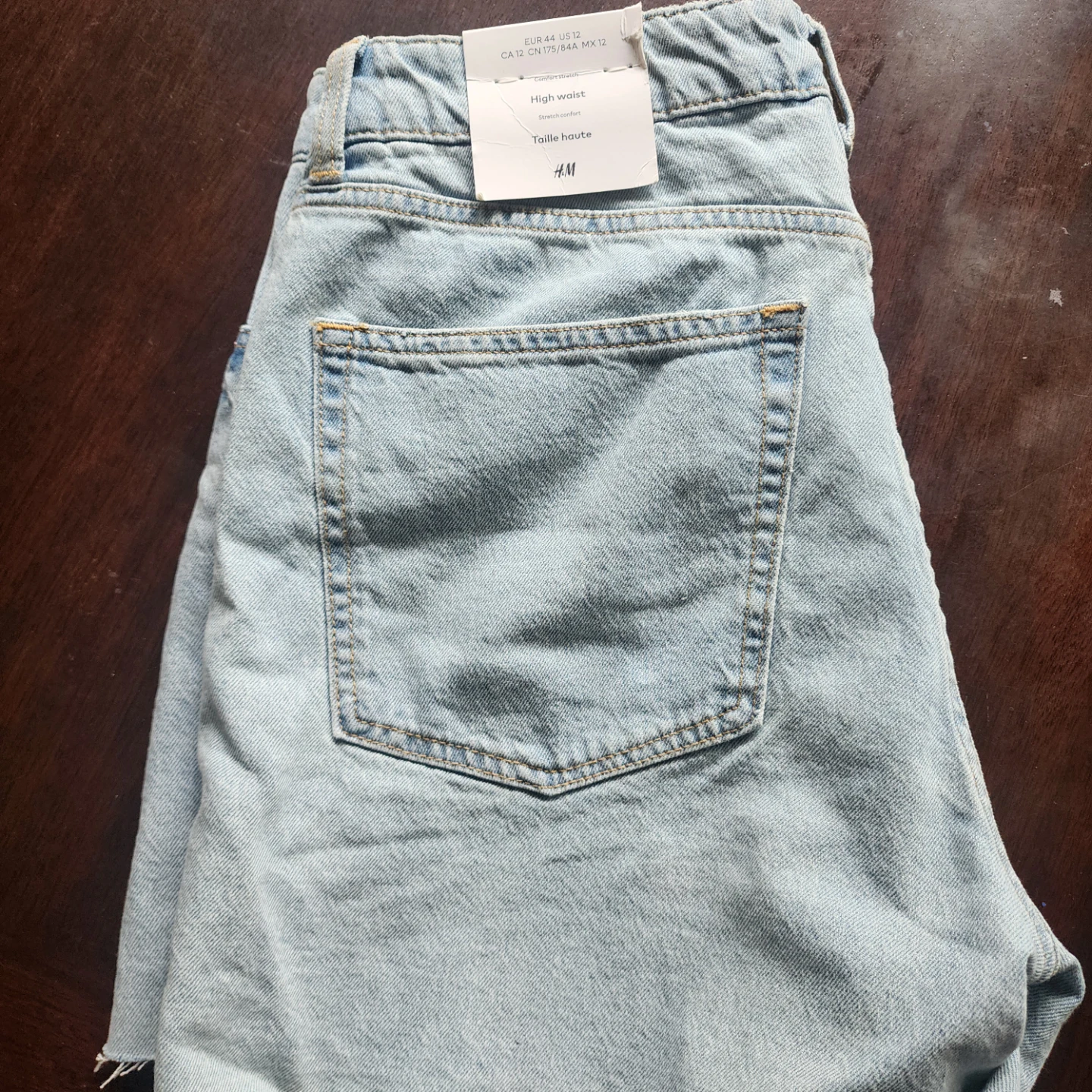 H&M High Waist Denim Shorts - photo 2