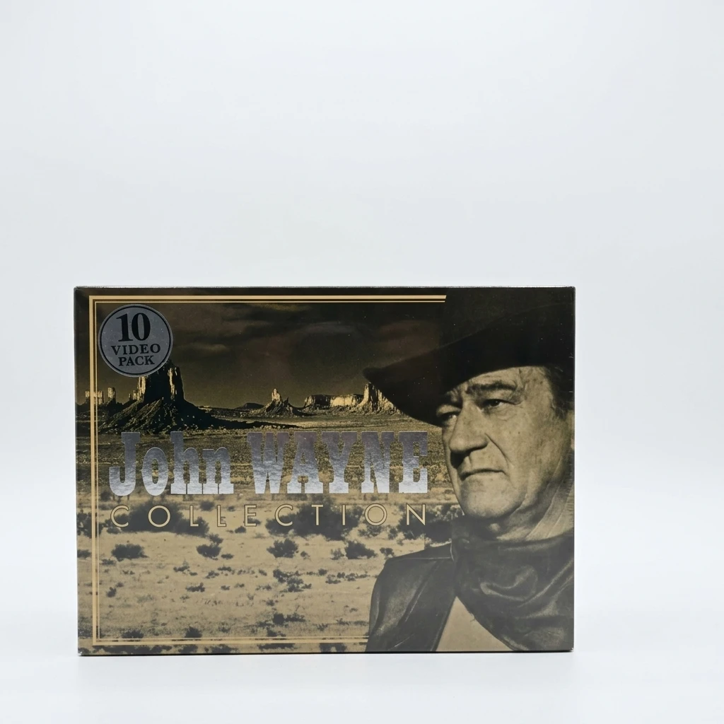 John Wayne Collection 10 VHS Tape Set Western Movies Sealed - photo 2