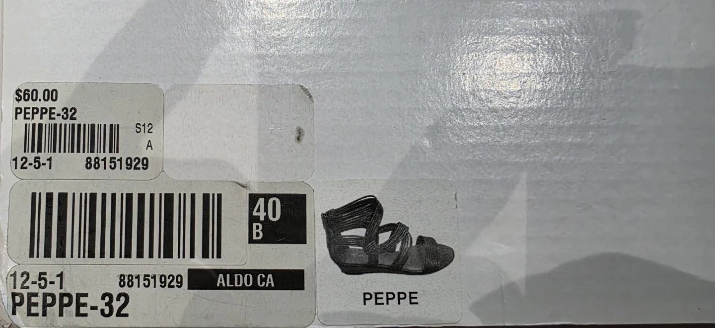 ALDO Peppe Strappy Sandals White size 9 - photo 5