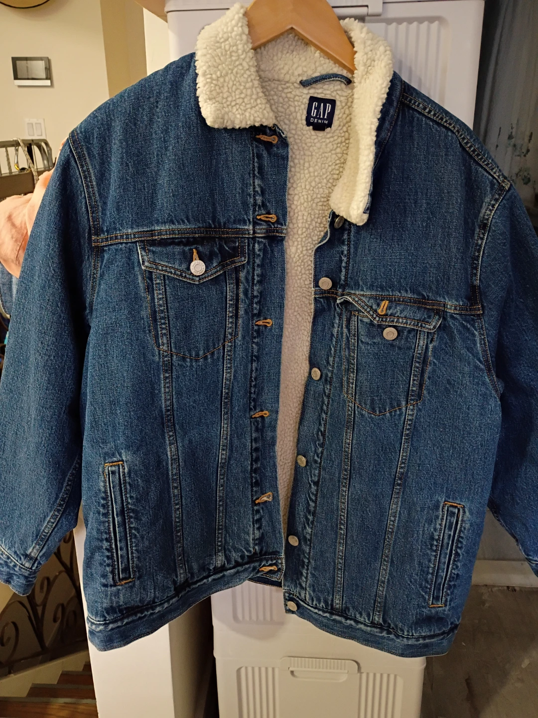 Old Navy Sherpa-Lined Denim Jacket
