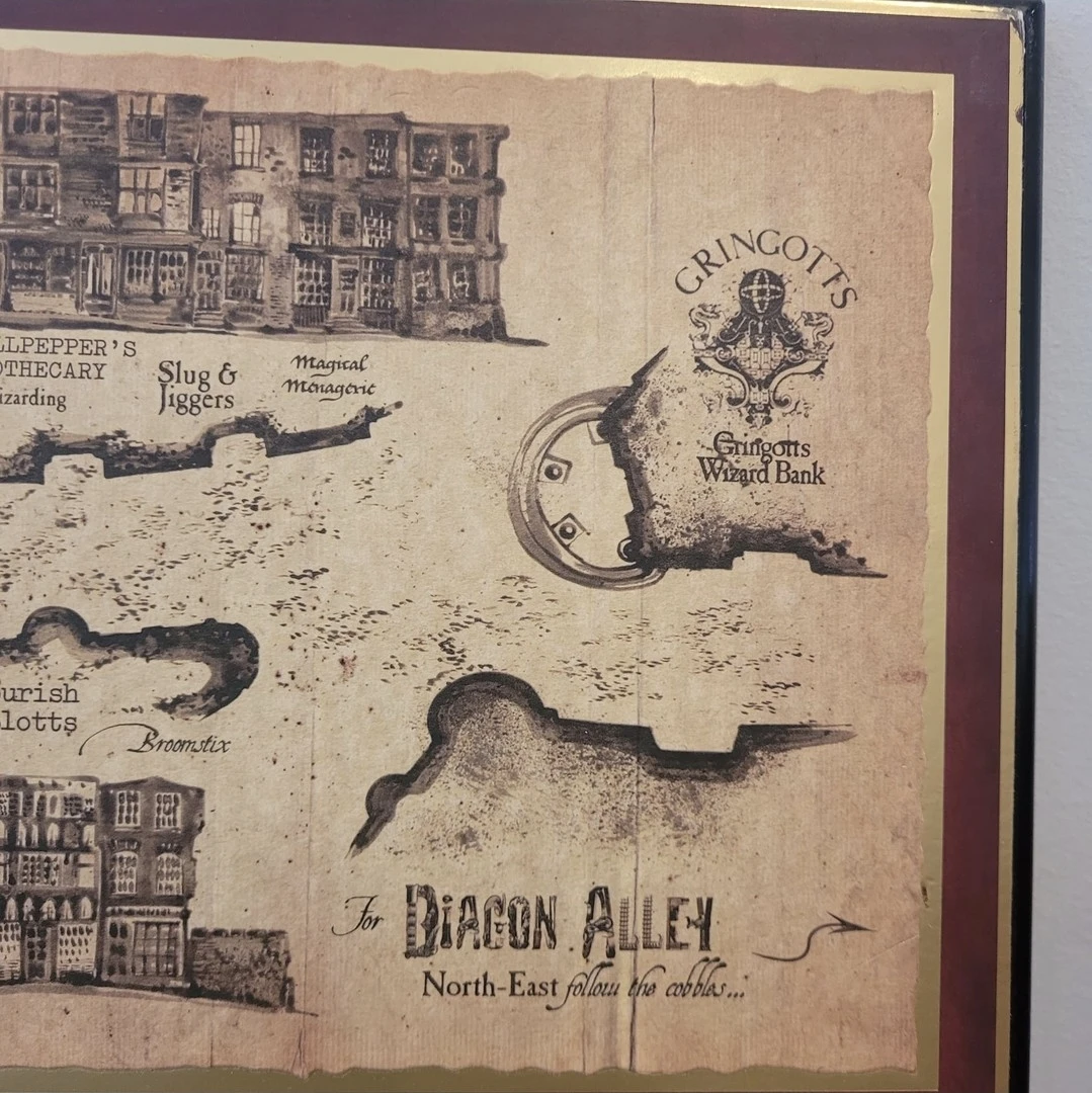 Harry Potter Diagon Alley Wall Plaque The Noble Collection - photo 5