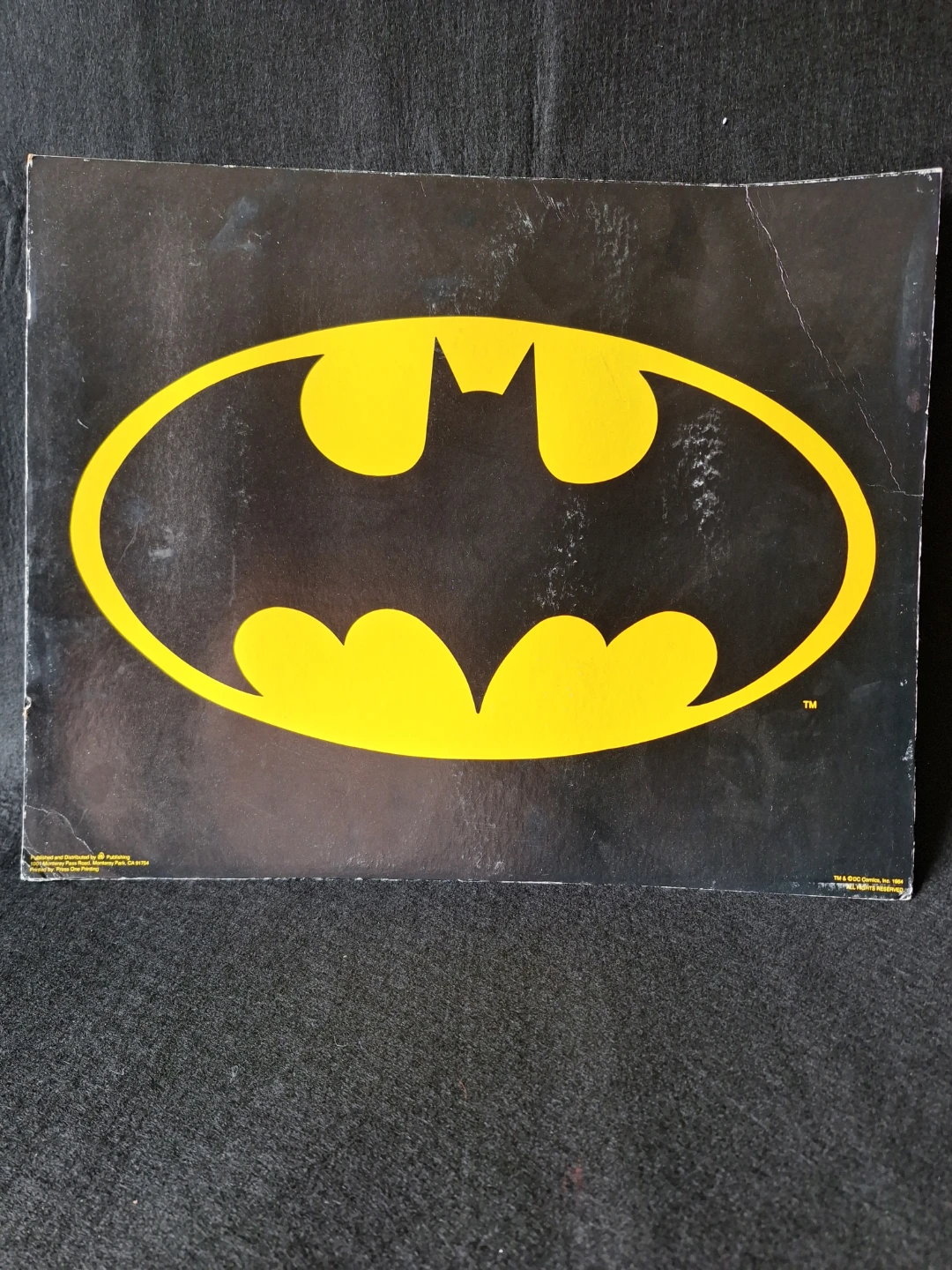 Vintage 1964 Batman Logo Poster