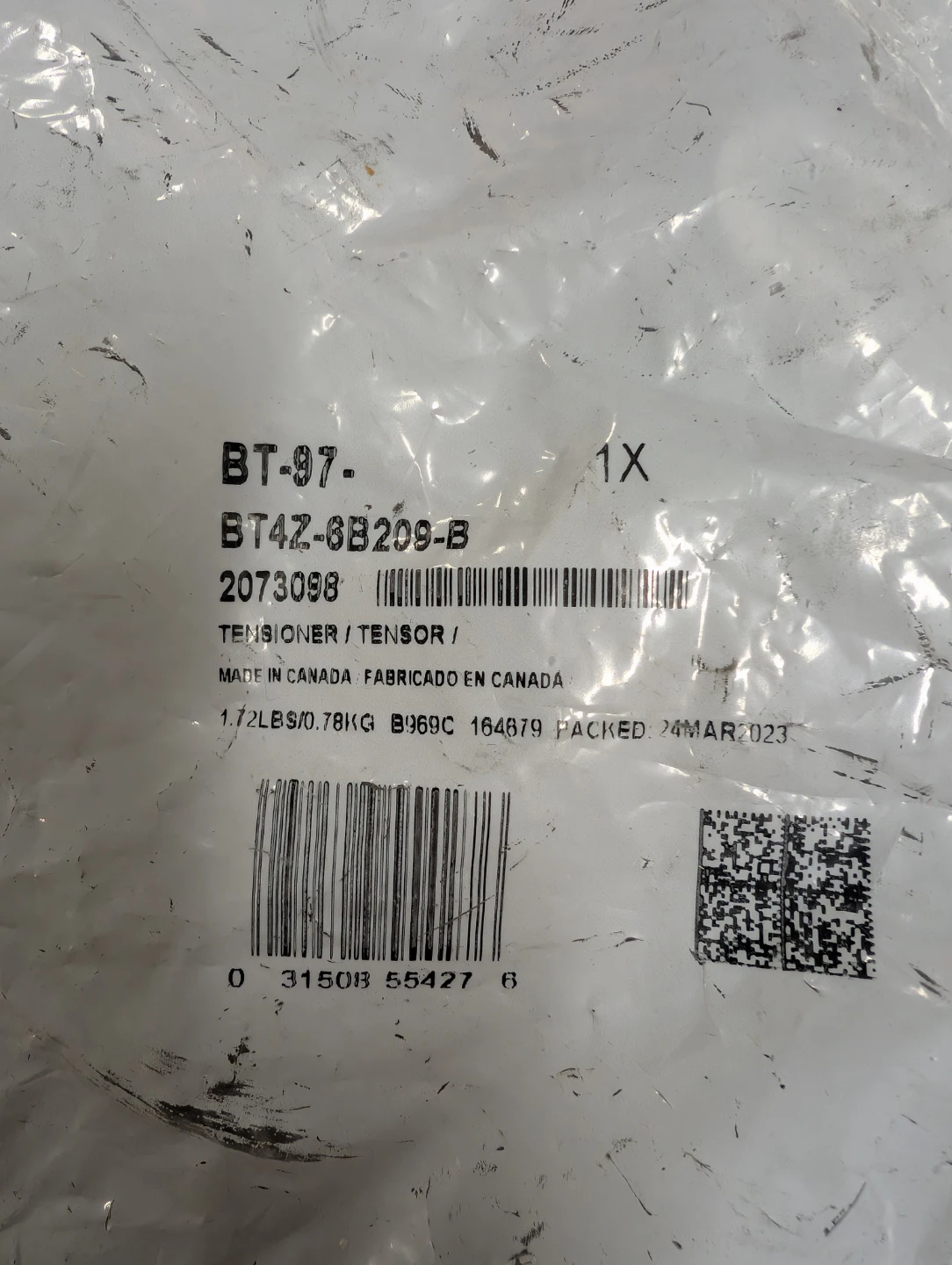 Motorcraft Tensioner and Drive Belt Set - photo 2