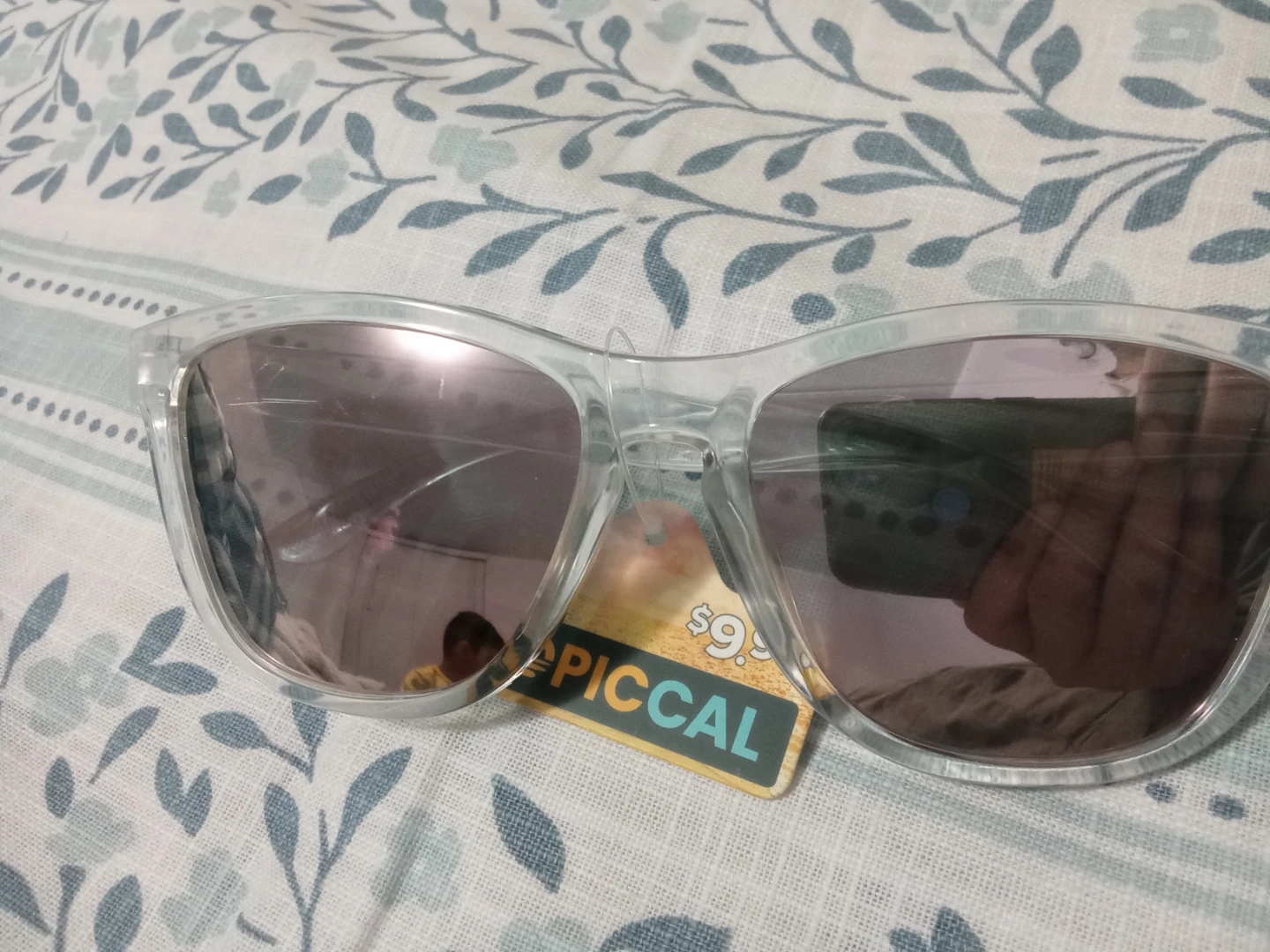 Piccal Clear Frame Sunglasses
