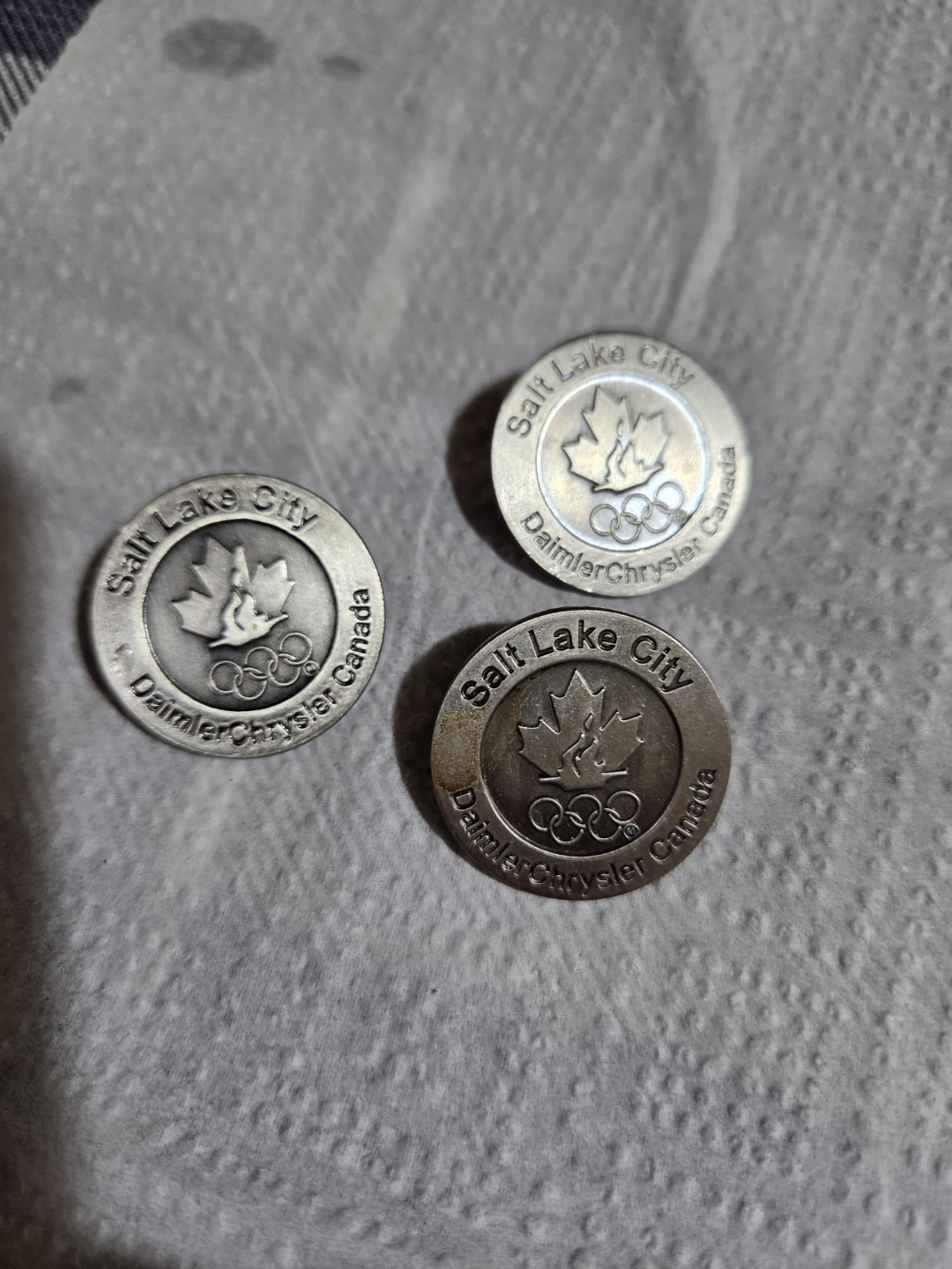 Salt Lake City Olympics DaimlerChrysler Canada Pins (3)