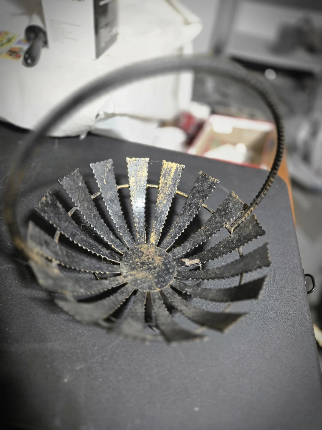 Metal Decorative Basket with Handle - photo 2
