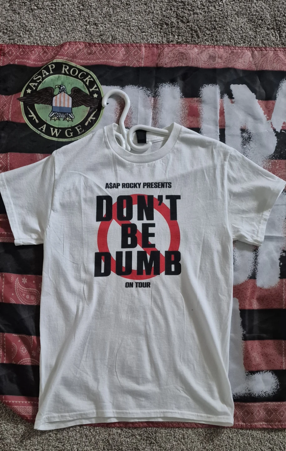 A$AP Rocky Presents Don't Be Dumb Tour T-Shirt & Poster - photo 4