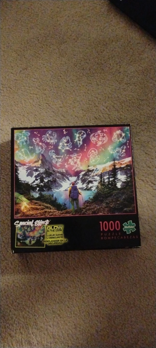 Buffalo Games 1000 Piece Glow in the Dark Puzzle