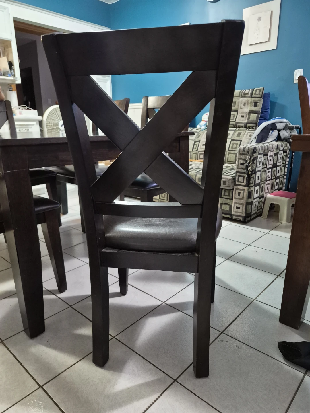 Dining table 6 chairs. Wood for sale - photo 5