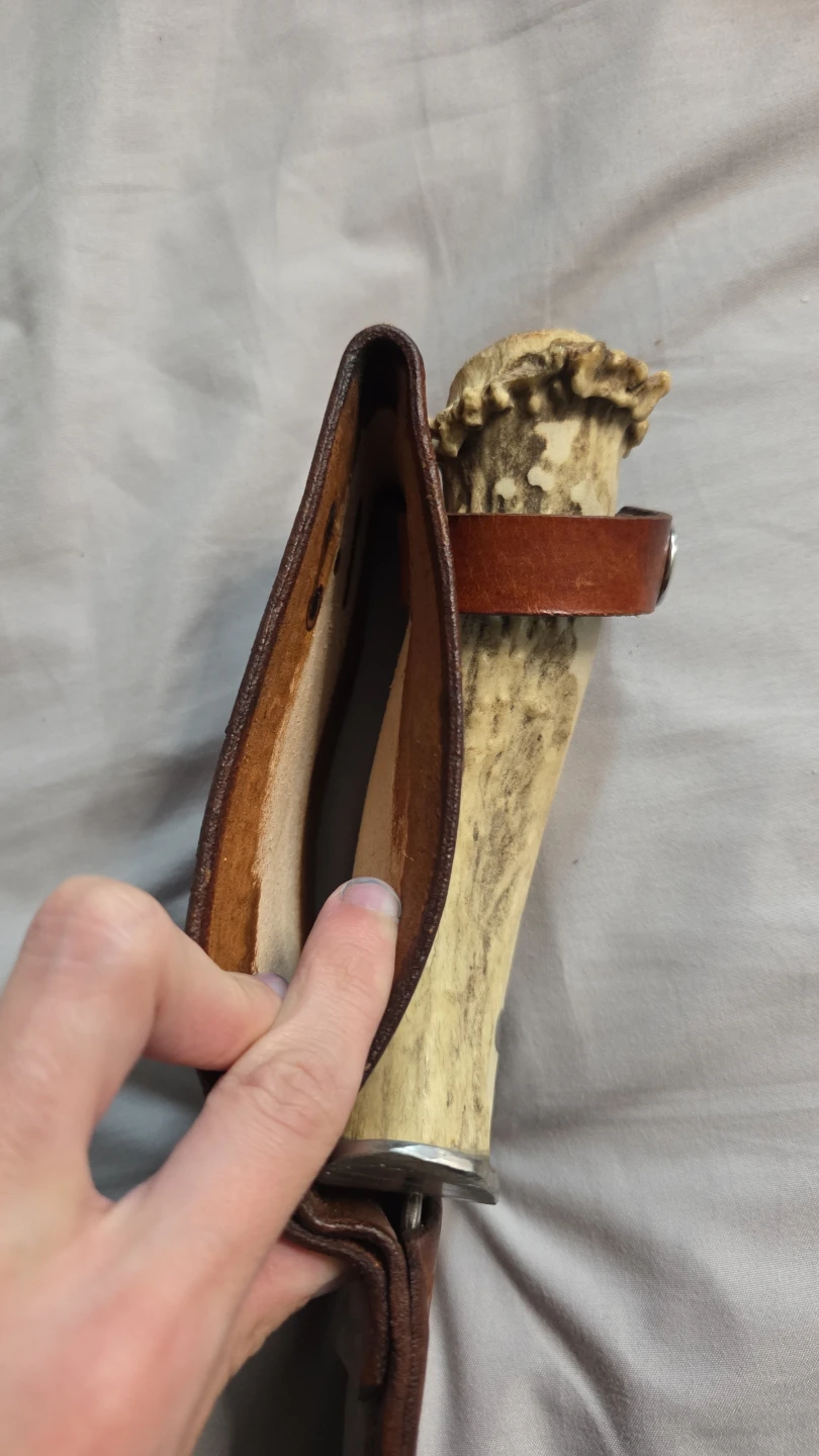 Real Antler Knife - photo 5