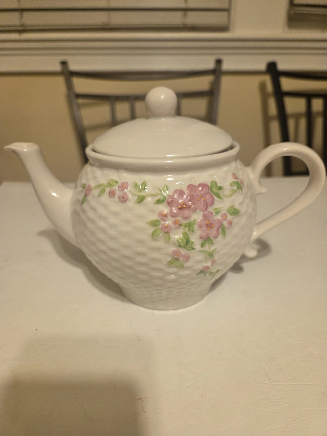 Vintage 1985 Teleflora Ceramic Teapot