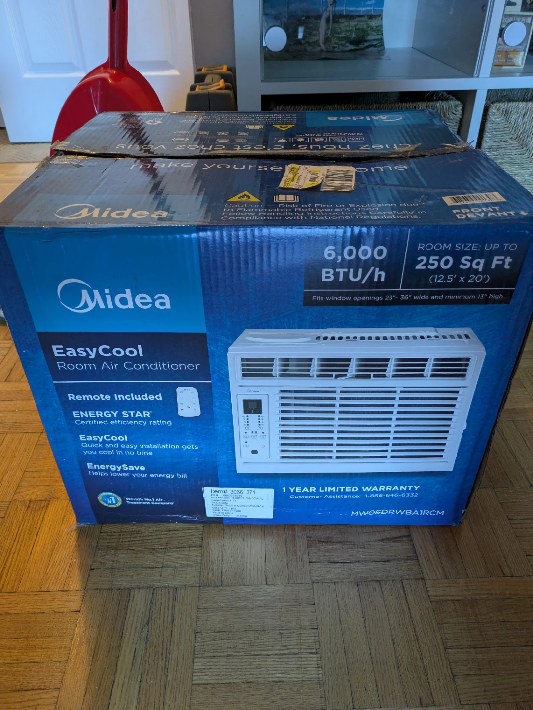 Midea window air conditioner 6000btu