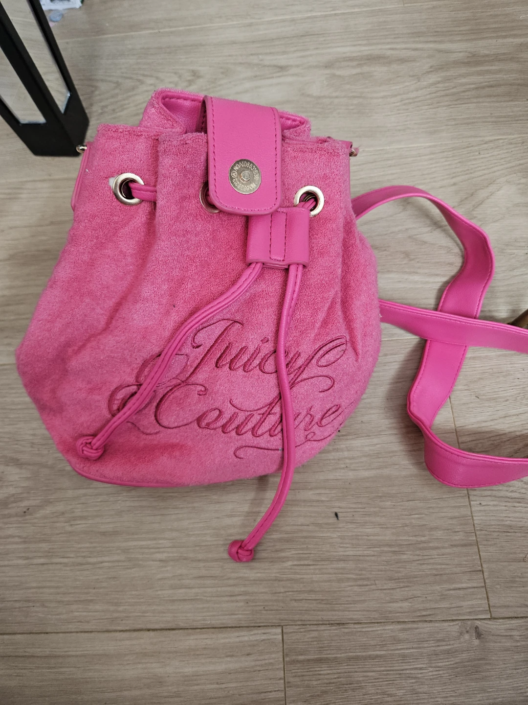 Juicy Couture Pink Velour Backpack - photo 2