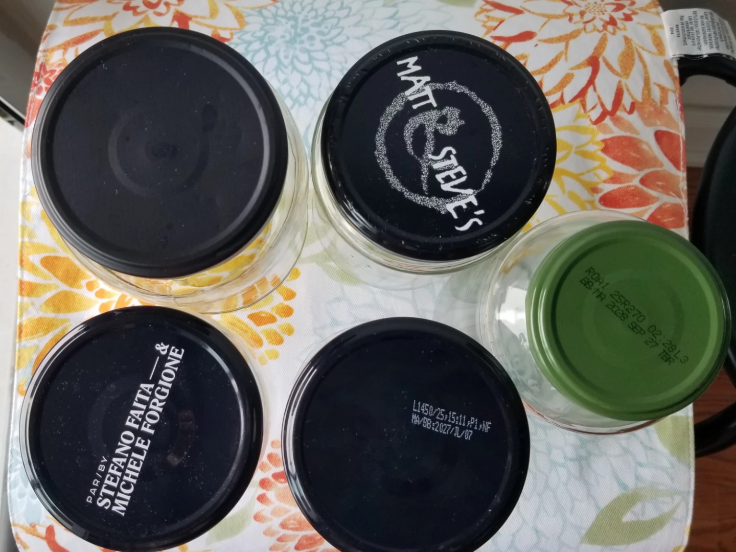 Set of 5 Glass Jars with Lids - photo 3